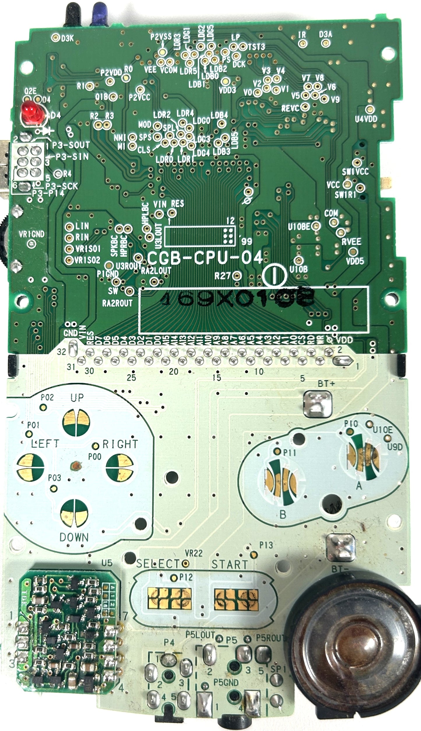 Nintendo Game Boy Color — Working Motherboard (OEM)