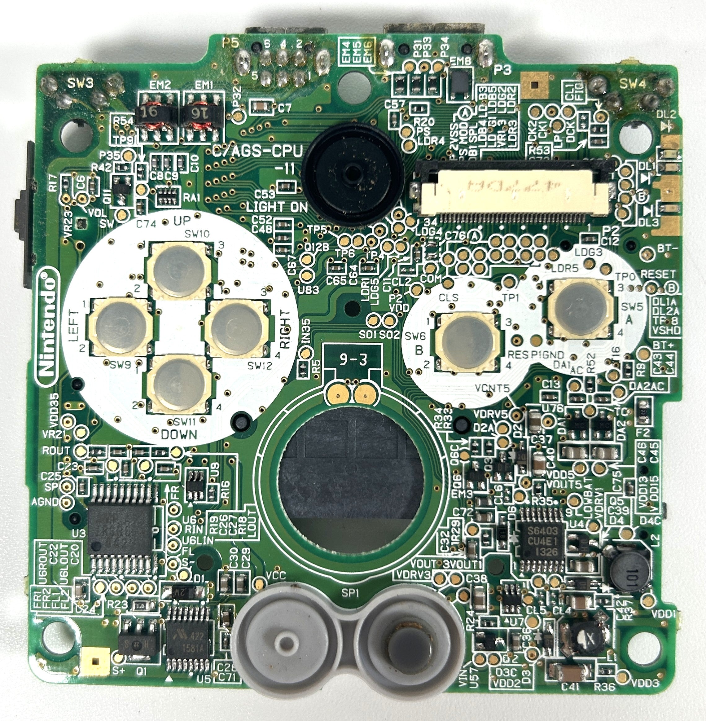 Nintendo Game Boy Advance SP — Working Motherboard (OEM)